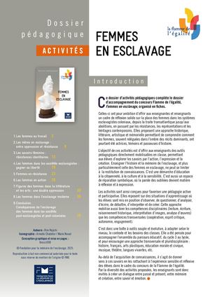 Fiches activités - dossier pédagogique FME 2025 Femmes en esclavage