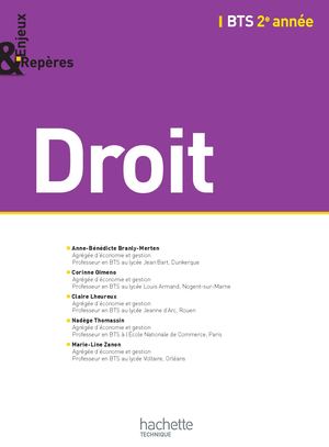 Enjeux Et Repères Droit Bts 2e Année Livre éLève Ed 2015