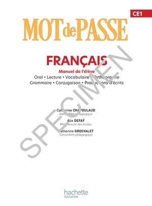 Mot de Passe CE1 - Livre élève - Ed. 2026