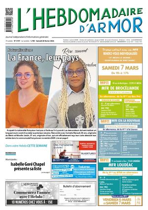L'Hebdomadaire d'Armor n°3737 du samedi 28 février 2026