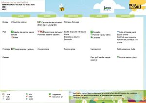 Menus Mars A Avril 2026