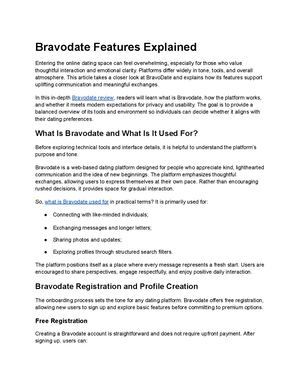 Bravodate Features Explained: What to Know Before You Join