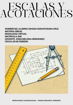 Libro digital: Escalas y Acotaciones – Johana Sarahí Osuna Cruz