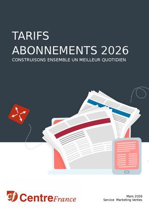 Book Tarifs mars 2026