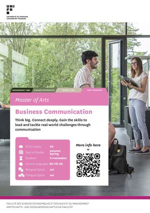 Master in Business Communication