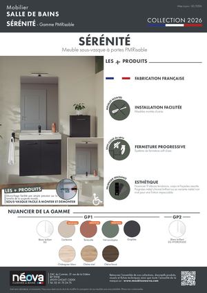 NÉOVA Fiche SERENITE PORTES
