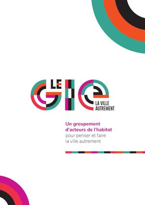 Plaquette institutionnelle GIE La Ville Autrement