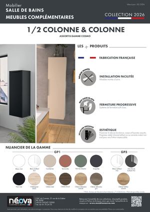 NÉOVA Demi Colonne, Colonne Assortis COSMO
