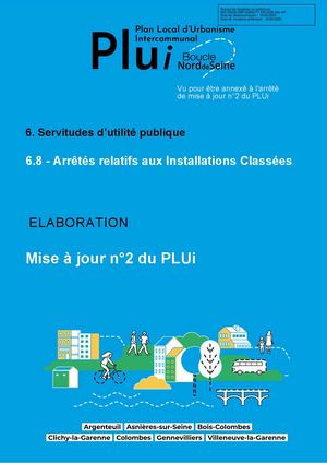 6 8 Arrêtés Relatifs Aux Installations Classées Màj2