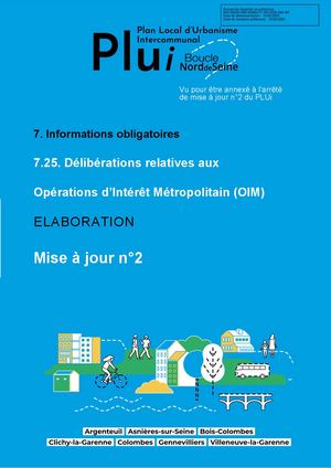 7 25. Délibérations Relatives Aux OIM