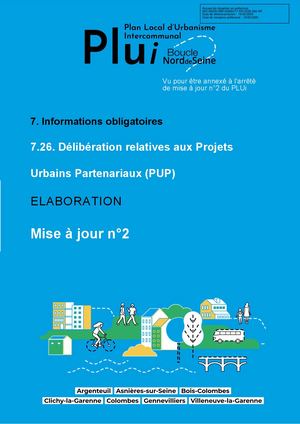 7 26. Délibérations Relatives Aux PUP
