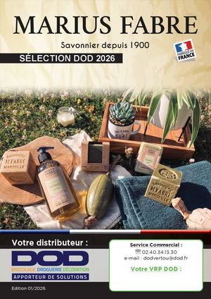 Catalogue Distributeur Marius Fabre 2026 - DOD