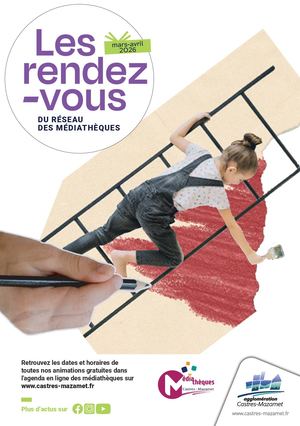 Mars-Avril 2026, les rendez-vous du réseau des médiathèques