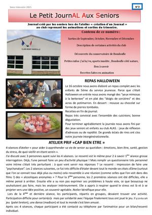 N°3 Le Petit Journ Al Aux Seniors