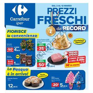 Volantino Carrefour Iper Dal 02 Al 12 Marzo 2026