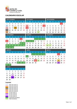 Calendario Escolar 25 26