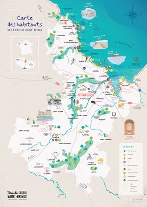 Carte des Habitants de la Baie de Saint-Brieuc