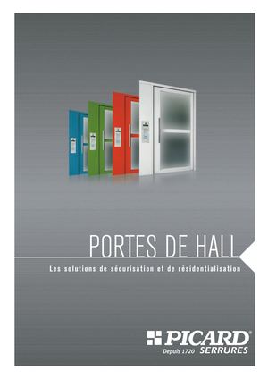 Picard Serrures - Catalogue Portes De Hall