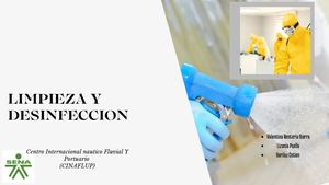 Manual de Limpieza y desinfección sobre la normativa vigente