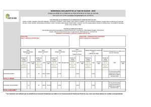 Bordereau Déclaratif Annuel 2025