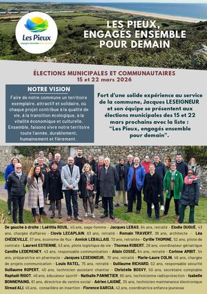Programme Les Pieux, engagés ensemble pour demain