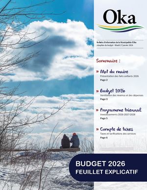 Feuillet budgétaire 2026