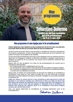 Notre programme pour le 9e !