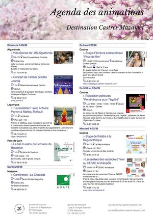 Agenda Des Animations Mars 2026 Destination Castres Mazamet Compressed