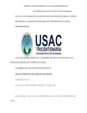 Evaluación Final De Caja De Herramientas