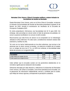 Comunicado MCV y C&C