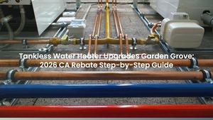 Tankless Water Heater Upgrades Garden Grove: 2026 CA Rebate Step-by-Step Guide