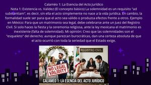 solemnidades y formalidades  en actos legales