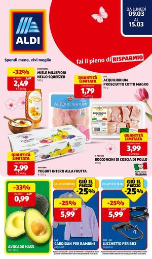 Volantino Aldi Dal 09 Al 15 Marzo 2026
