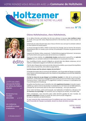Gazette Holtzheim N° 75 Mars 2025