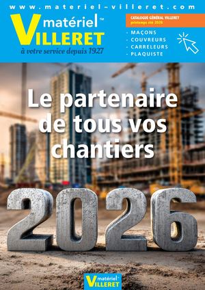 CATALOGUE MATERIEL VILLERET printemps été 2025