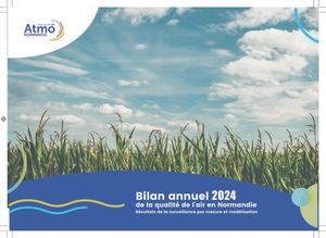 Bilan annuel 2024 de la qualité de l'air en Normandie