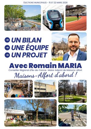 Avec Romain Maria, Maisons Alfort d'abord !