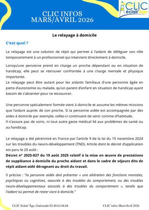 Clicinfos Mars Avril2026