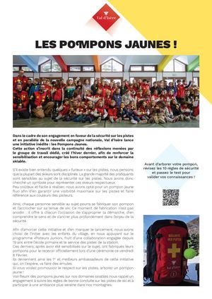 Pompons jaune