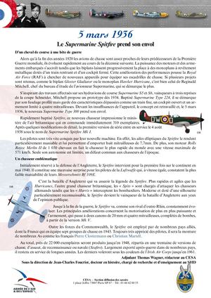 1936 03 05 Envol Spitfire