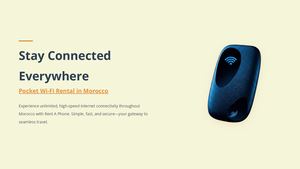 Pocket Wi-Fi Rental In Morocco