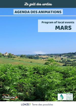 Agenda mensuel des animations en Terres de Chalosse