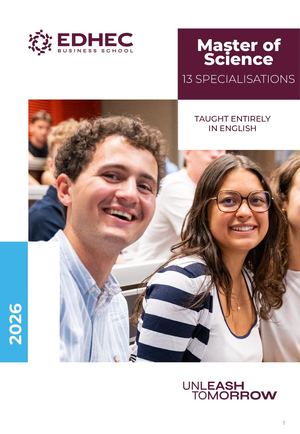 Brochure Masters of Science