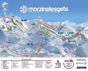 PLAN DES PISTES MORZINE LES GETS FR