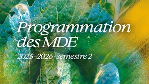 Programmation des MDE Semestre 2 2025 2026
