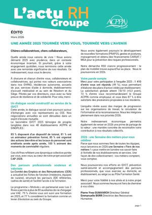 Calaméo - Actu Groupe RH - Mars 2026