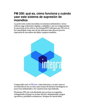 Fm 200 Qué Es, Cómo Funciona Y Cuándo Usar Este Sistema De Supresión De Incendios