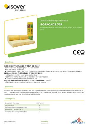 Fichetechnique Isofaçade+32r