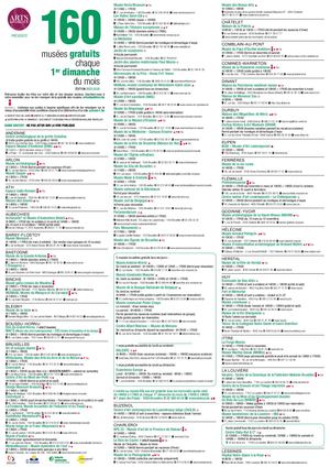 Guide des musées gratuits 2025-2026