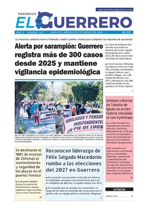 Miércoles 4 de marzo del 2026